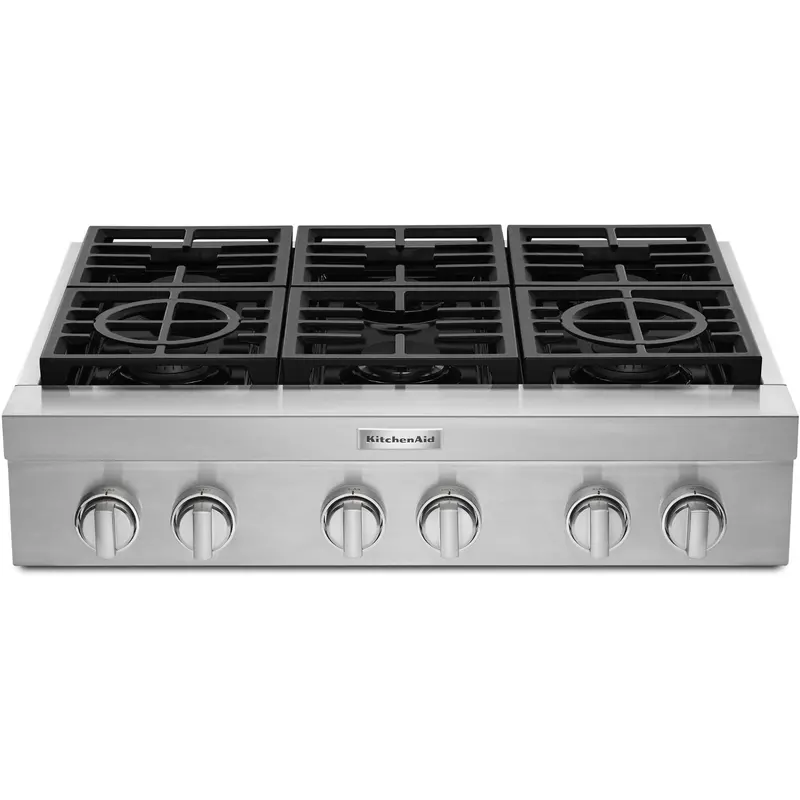 Kitchenaid 36-Inch Built-In Gas Cooktop With Ultra Power™ Dual-Flame Burners – Kcgc506Jss 1