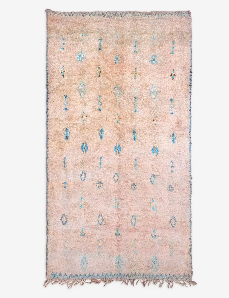 Large Vintage Moroccan Area Rug – 7'2" X 13'1" (No. 96) 1