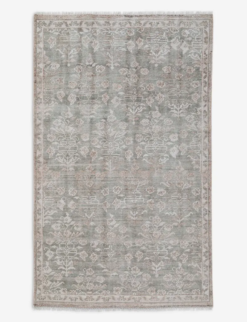 Leslie Hand-Knotted All-Weather Rug 1