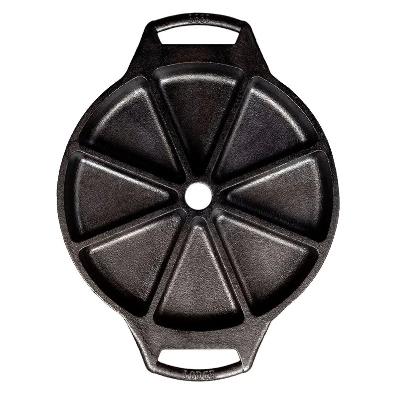Lodge Cast Iron Wedge Pan – Versatile Baking & Roasting Skillet 1