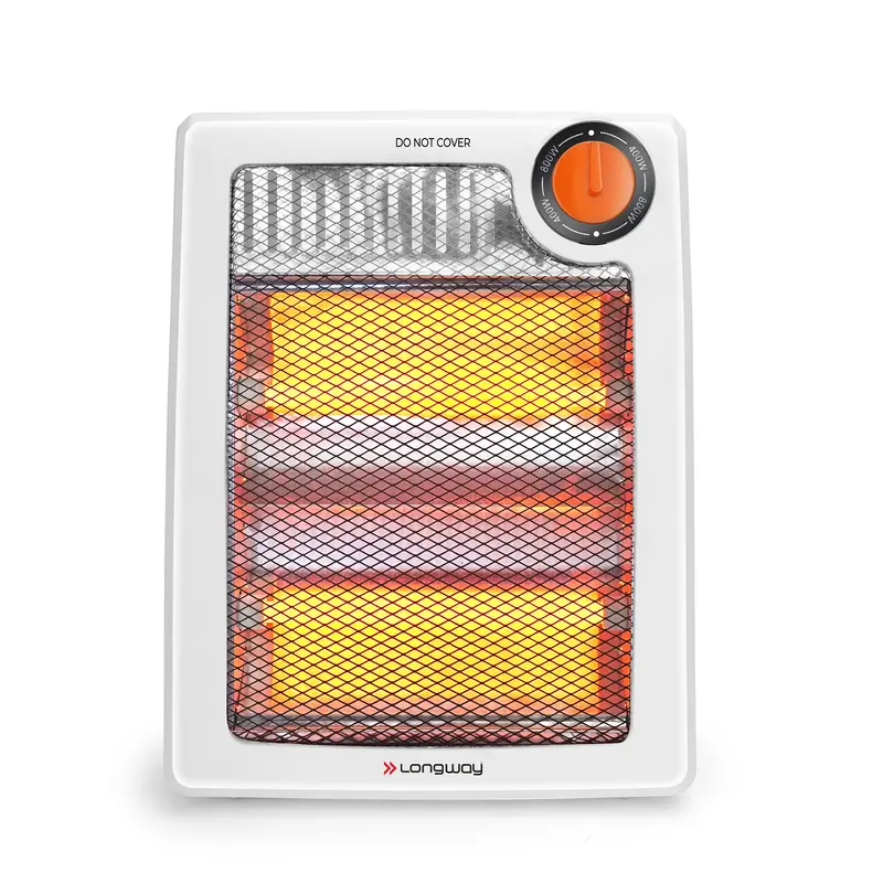 Longway Ignis Halogen Room Heater – 800W, Dual Rod, Isi Certified, Overheat Protection, 1-Year Warranty 1