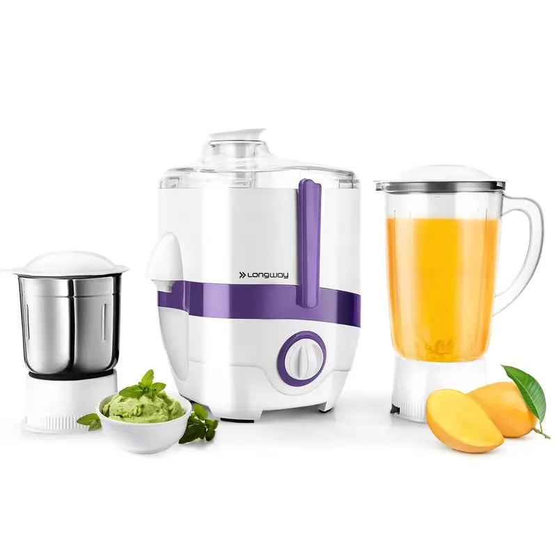Longway Juicy 600W Juicer Mixer Grinder – 2-Jar System, Robust Motor & 2-Year Domestic Warranty 1