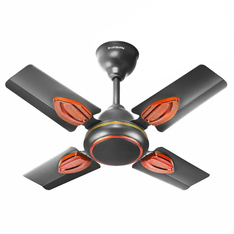 Longway Kiger P1 24" 4-Blade 5-Star Rated Ceiling Fan – Compact, High-Torque, Low-Noise Fan For Small Spaces 1