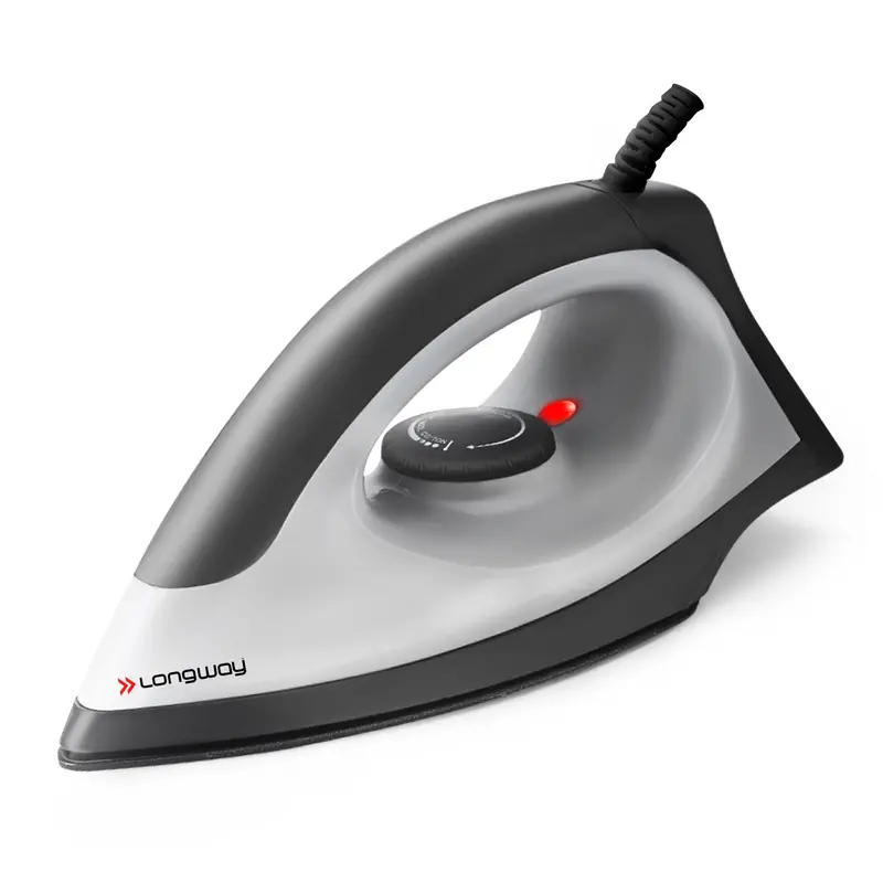 Longway Kwid Lightweight Dry Iron – 1100W, Teflon-Coated Soleplate, Quick Heat-Up & 2-Year Guarantee 1