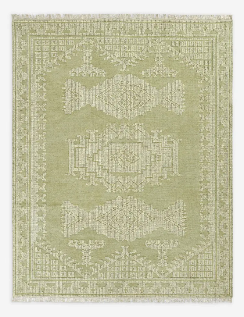 Lulit Natural-Fiber Handwoven Wool Rug 1