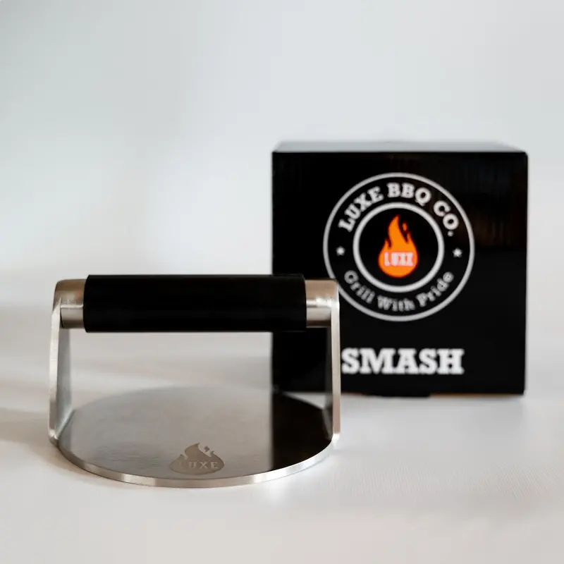Luxe Barbeque Smash Burger Press – Heavy-Duty Stainless Steel 1