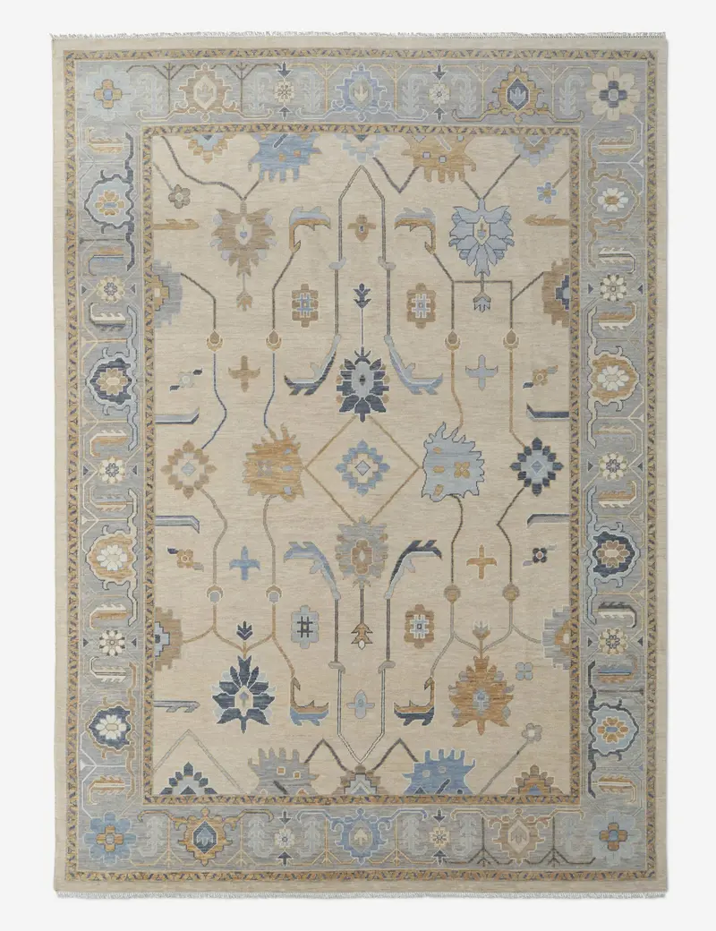 Lytton Traditional Hand-Knotted Wool Rug 1