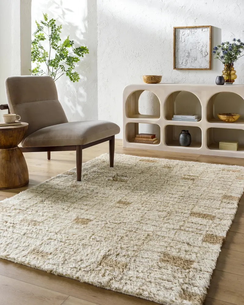 Madrazo Bohemian Hand-Tufted Wool Area Rug 1
