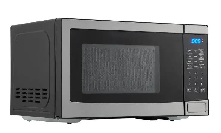 Mainstays 700W Countertop Microwave Oven In Stainless Steel – Open-Box Em720C2Wt-Pm 1