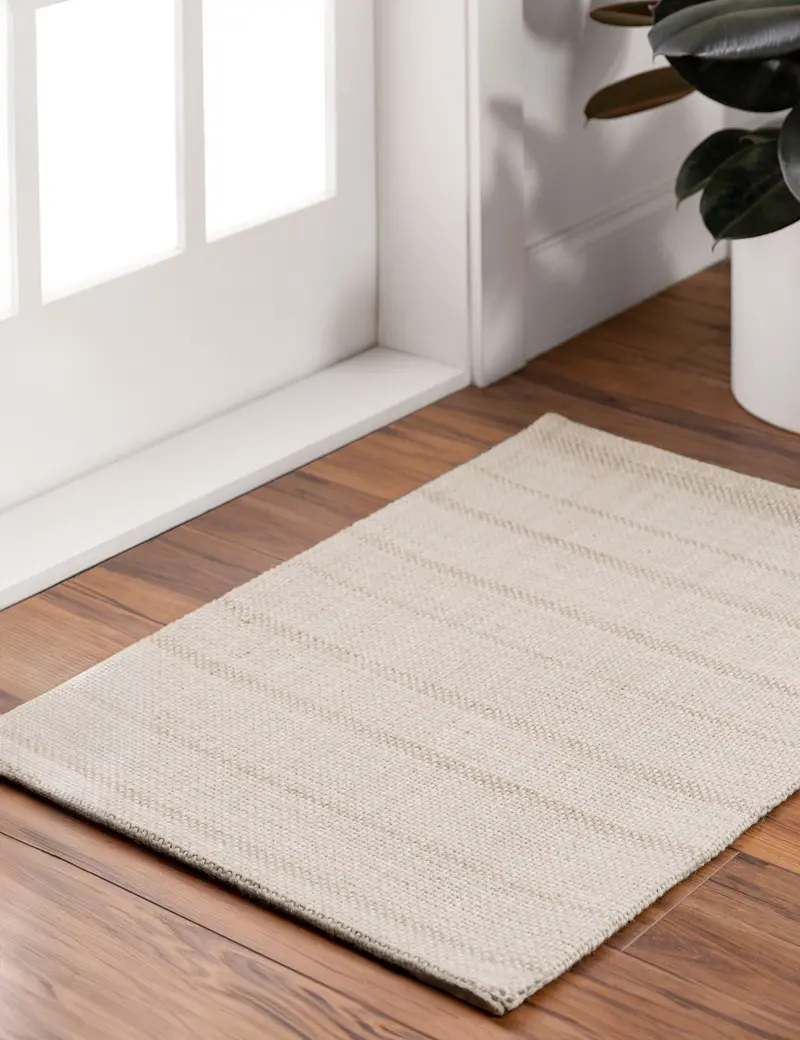 Matti Handwoven Wool-Blend Area Rug – Textural Contemporary Floor Covering 1