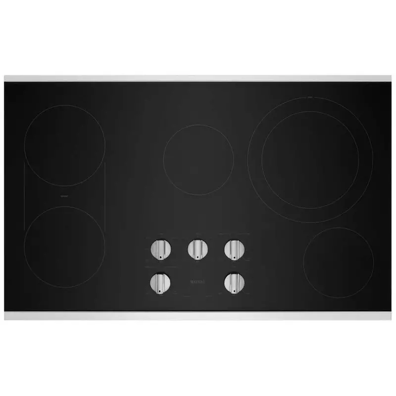 Maytag 36-Inch Built-In Electric Cooktop – Reversible Grill & Griddle Mec8836Hs 1