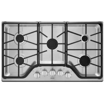 Maytag 36-Inch Built-In Gas Cooktop, Stainless Steel (Mgc7536Ds) 1