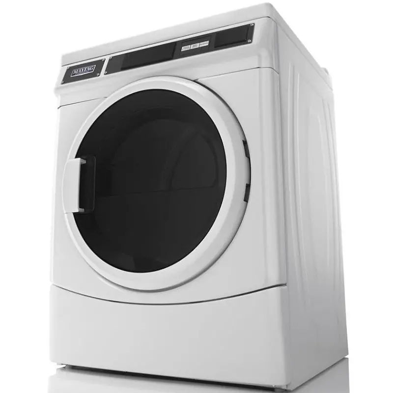 Maytag 6.7 Cu Ft Electric Front-Load Commercial Dryer – Mde28Prczw 1