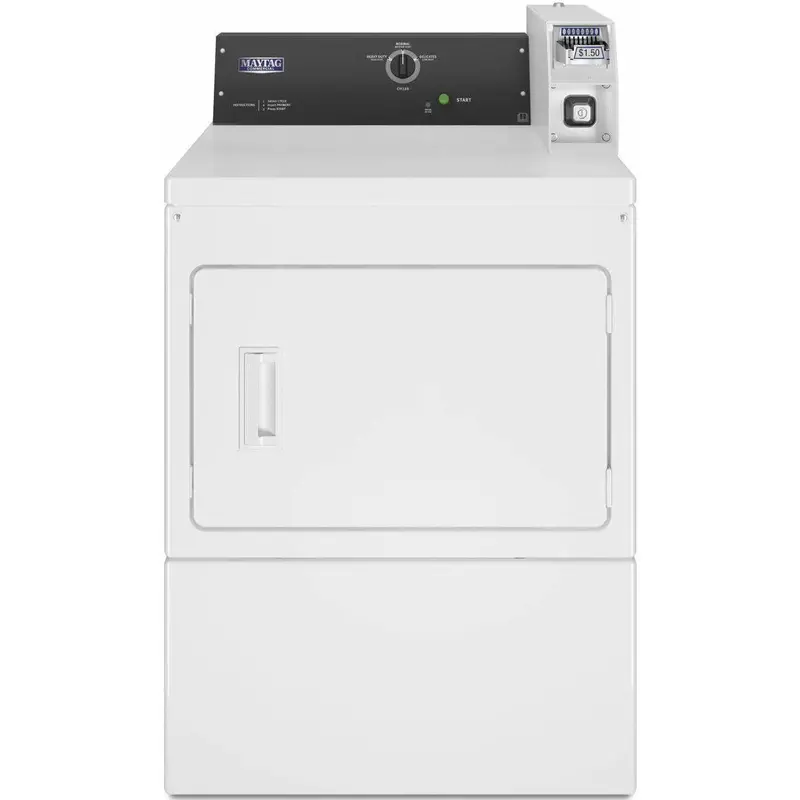 Maytag 7.4 Cu Ft Electric Front-Load Commercial Dryer – Mde20Csazw 1