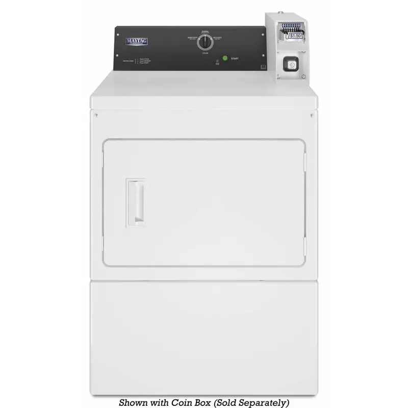 Maytag 7.4 Cu Ft Gas Front-Load Commercial Dryer – Mdg20Csazw 1