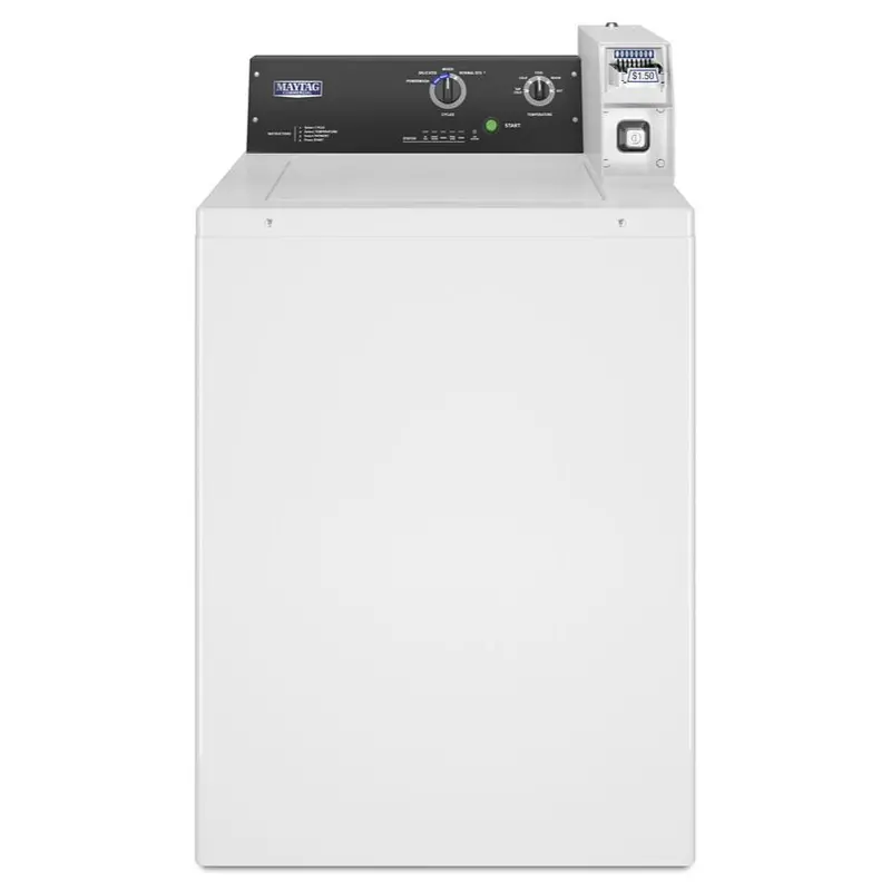 Maytag Commercial Coin-Operated Top-Load Washer – 23-Inch Mat23Csaww 1