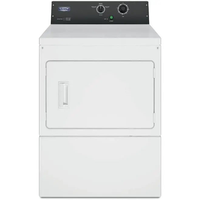 Maytag Commercial Front-Load Electric Dryer – 7.4 Cu. Ft. Mde20Mnbzw 1