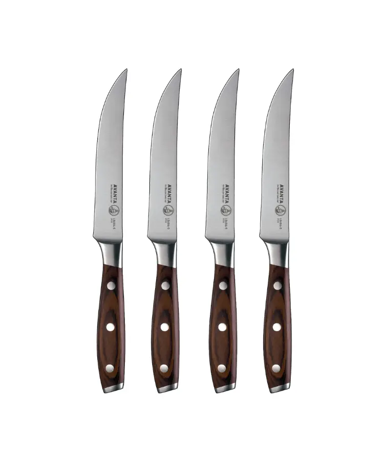 Messermeister Avanta Pakkawood 4-Piece Steak Knife Set 1