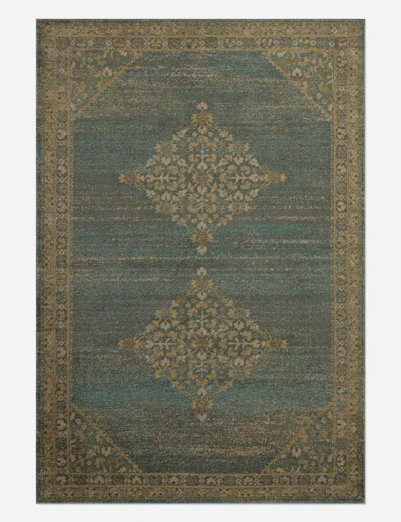 Mona I Geometric Wool Rug – Magnolia Home X Loloi Collaboration 1