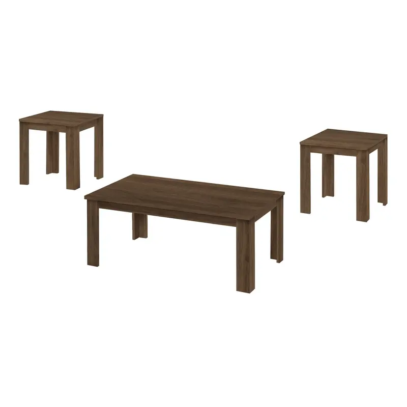 Monarch I7862P Accent Table Collection – Transitional Style Nesting Set 1