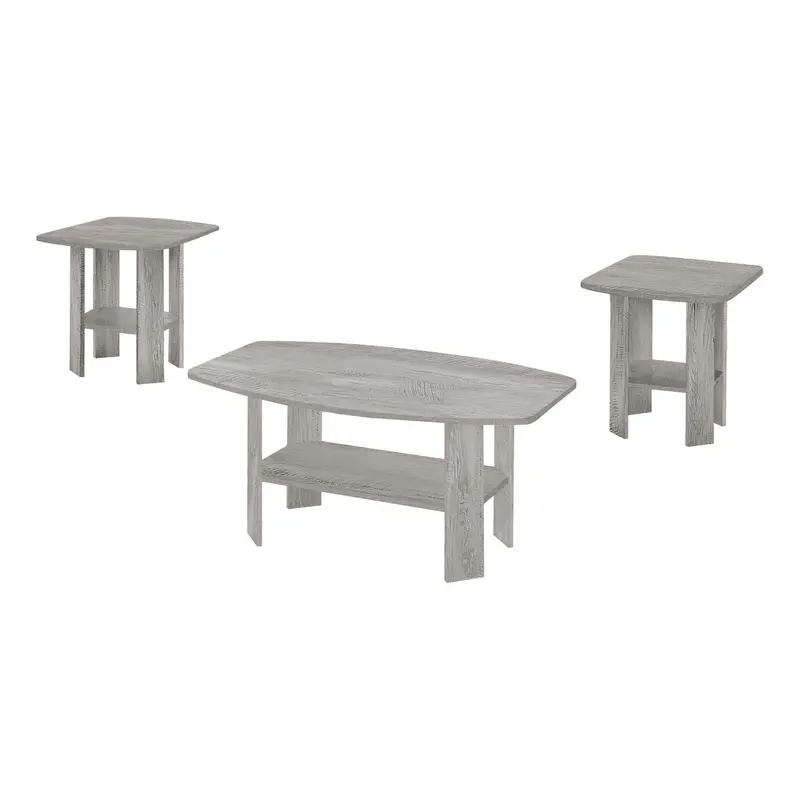 Monarch I7870P Table Set – Contemporary Low-Profile Living Room Collection 1