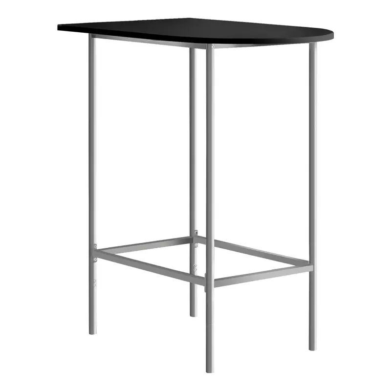 Monarch Industrial Bar Table – Sturdy Trestle-Base Dining Height Unit 1