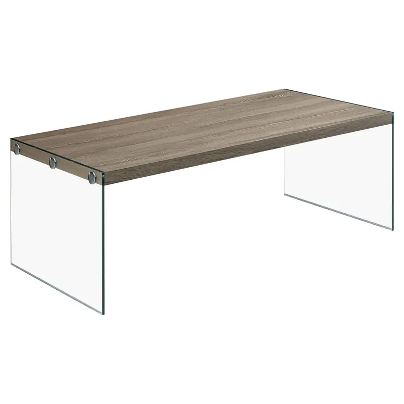 Monarch Oval Coffee Table – Smooth Surface Living Room Centerpiece 1