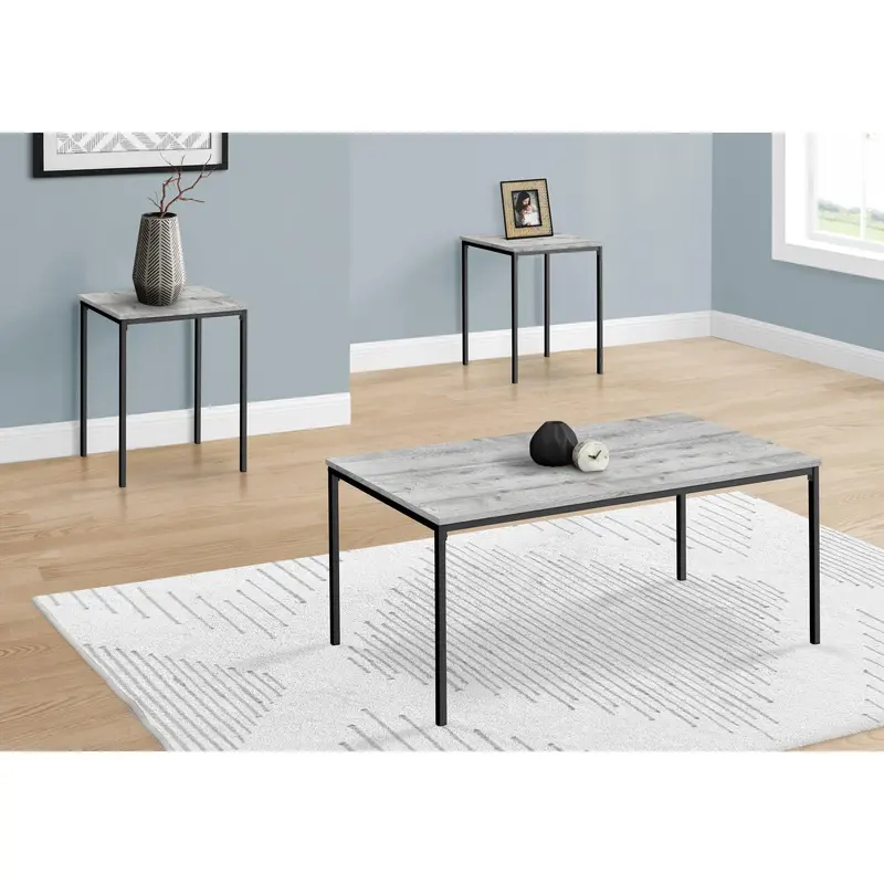 Monarch Sleek Living Room Table Ensemble – I7896P 1