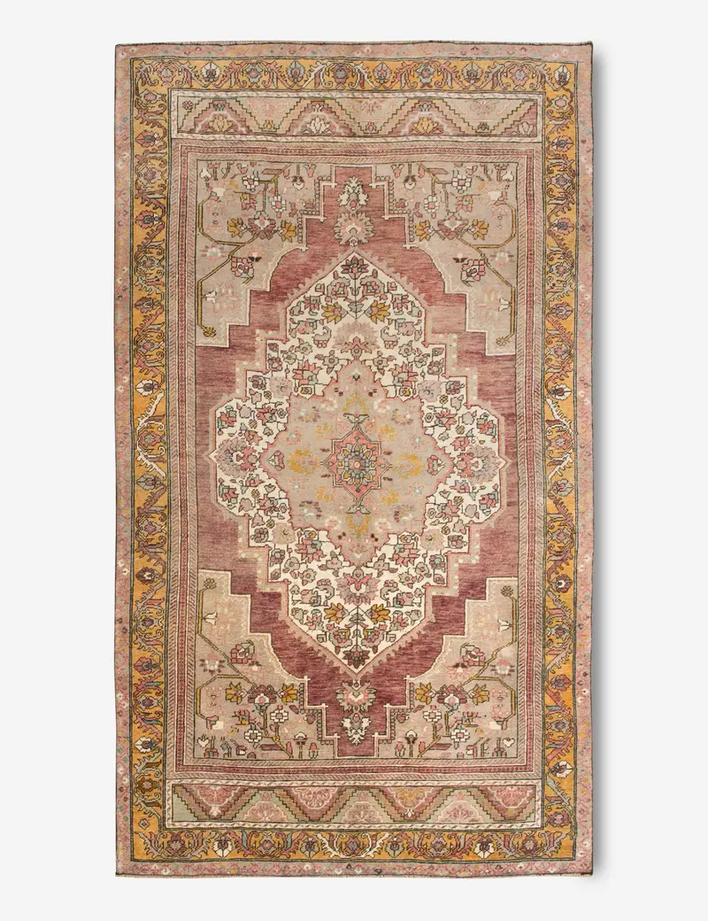 Narrow Turkish Wool Runner Rug – Hand-Knotted, 5'3" X 10'0", Rug No. 406 1