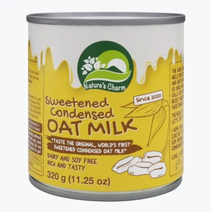 Nature’S Charm Sweetened Condensed Oat Milk – Plant-Based Creamer (320G) 1