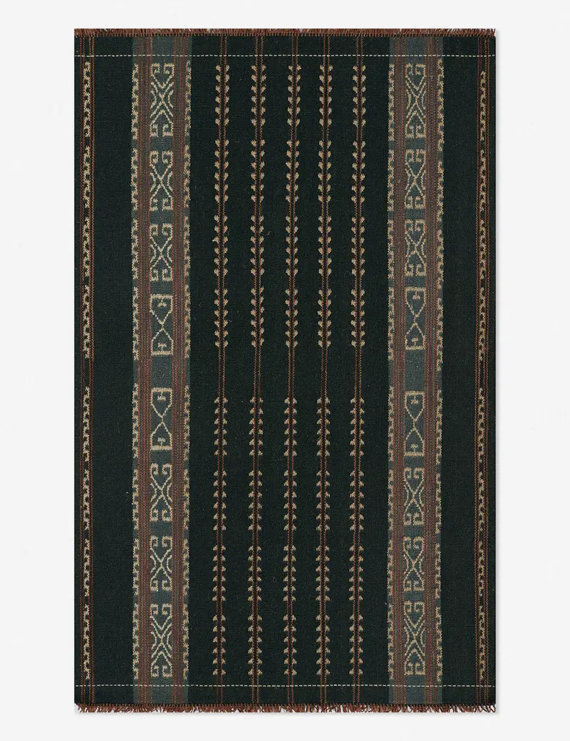 Noiret Handwoven Wool Area Rug – Textured Neutral Floor Covering 1