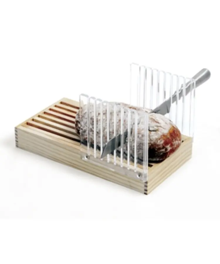 Norpro Adjustable Bread Slicer With Integrated Crumb Tray 1