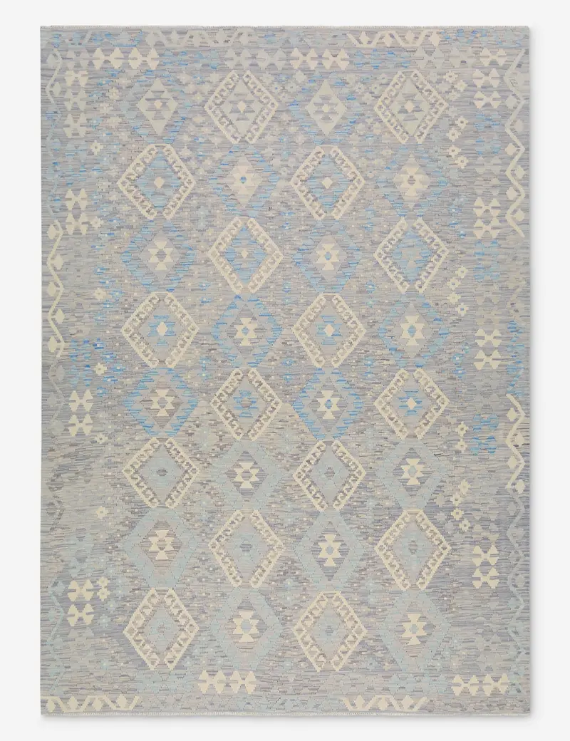 Oversized Vintage Turkish Wool Area Rug, Hand-Knotted, 6' 8" X 9' 6" (No. 470) 1