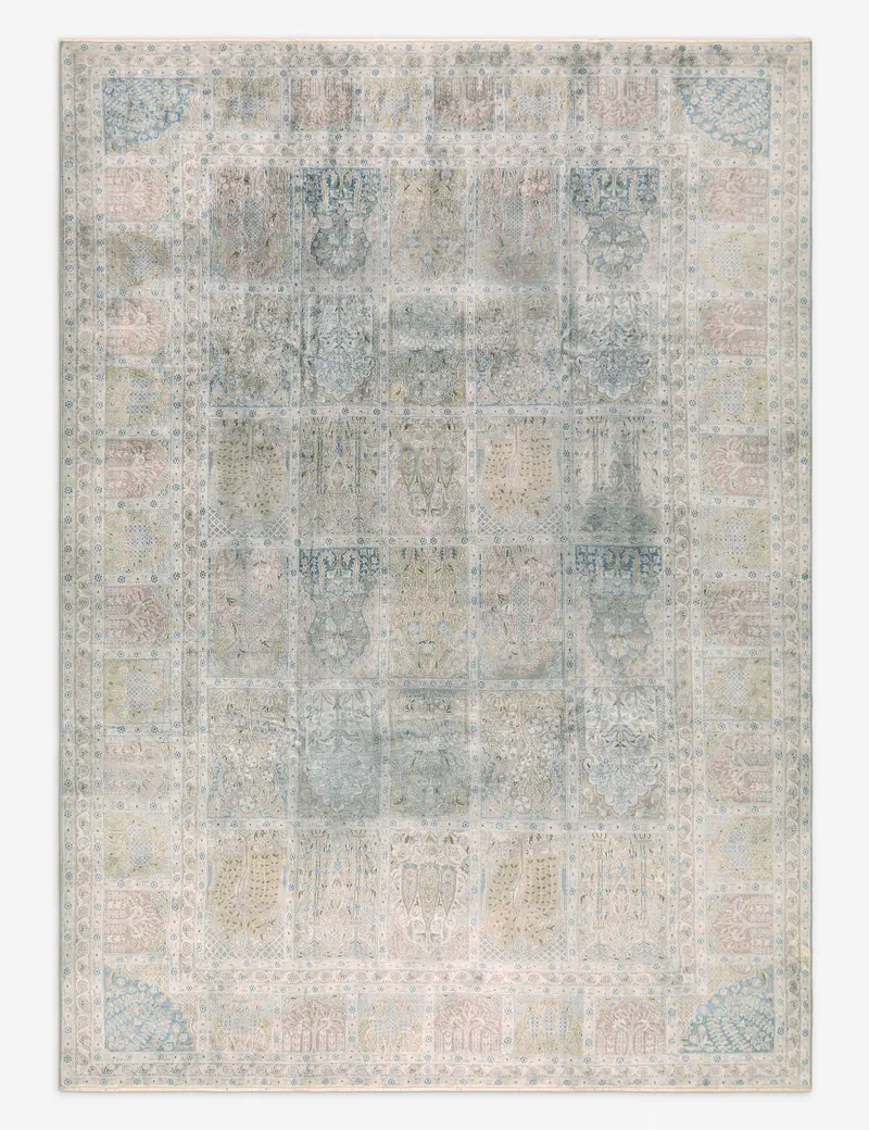 Oversized Vintage Turkish Wool Carpet, Hand-Knotted, 7'10" X 11'0", Rug No. 411 1