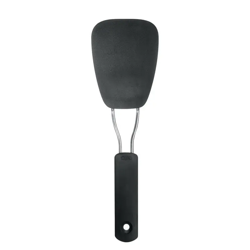 Oxo Black Nylon Flexible Turner For Nonstick Cookware 1