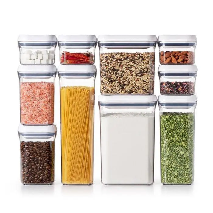 Oxo Pop 10-Piece Airtight Food Storage Container Set 1