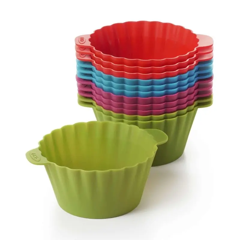 Oxo Reusable Silicone Baking Cups – 12 Count 1