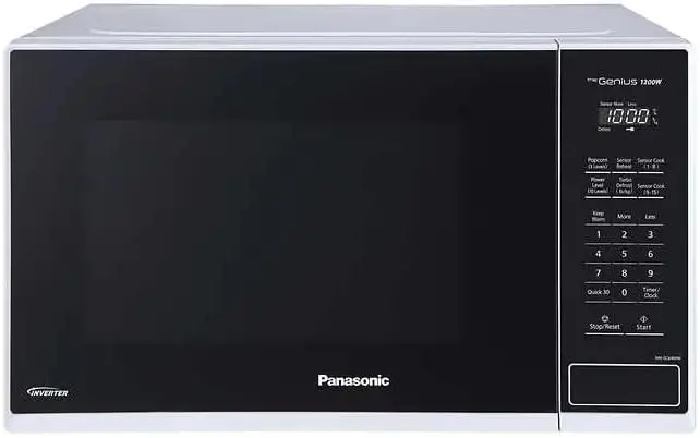 Panasonic Inverter Microwave Oven Nn-Sc64Mw (1.3 Cu. Ft., 1100W) — Open-Box 1