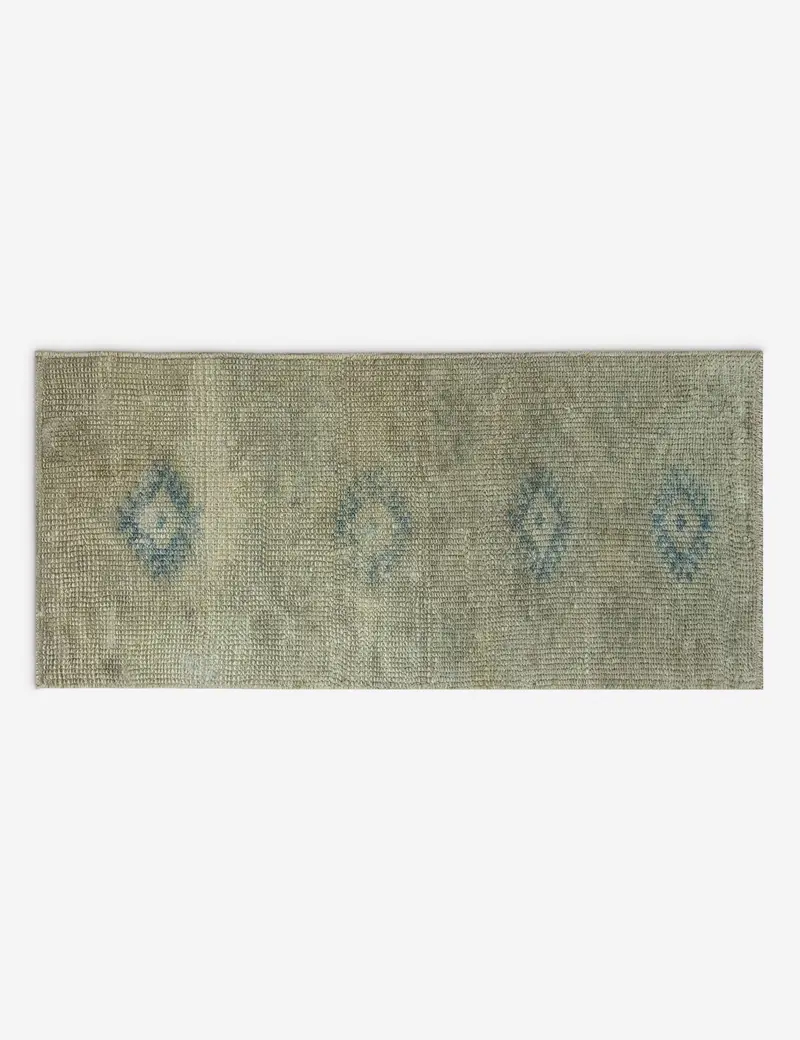 Petite Turkish Wool Rug – Hand-Knotted Mini, 1'1" X 2'5", No. 342 1