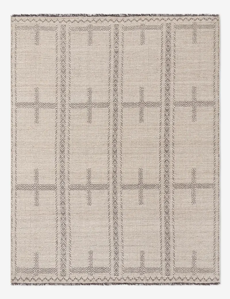 Picallo Chunky Handwoven Wool Rug For Living Room 1