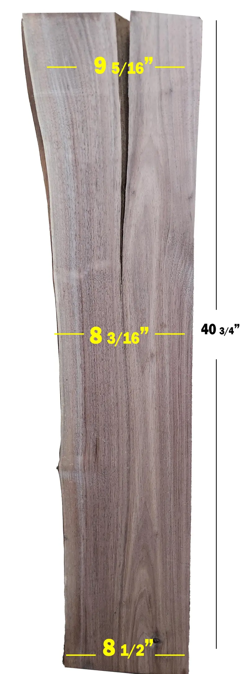 Premium Black Walnut Slab | 3.851 Board Feet | Live Edge Lumber 1