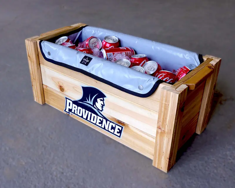 Providence College Outdoor Beverage Cooler | Licensed Tabletop Chiller 1