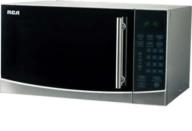 Rca 1.1 Cu. Ft. Stainless Steel Countertop Microwave Oven Rmw1108 1