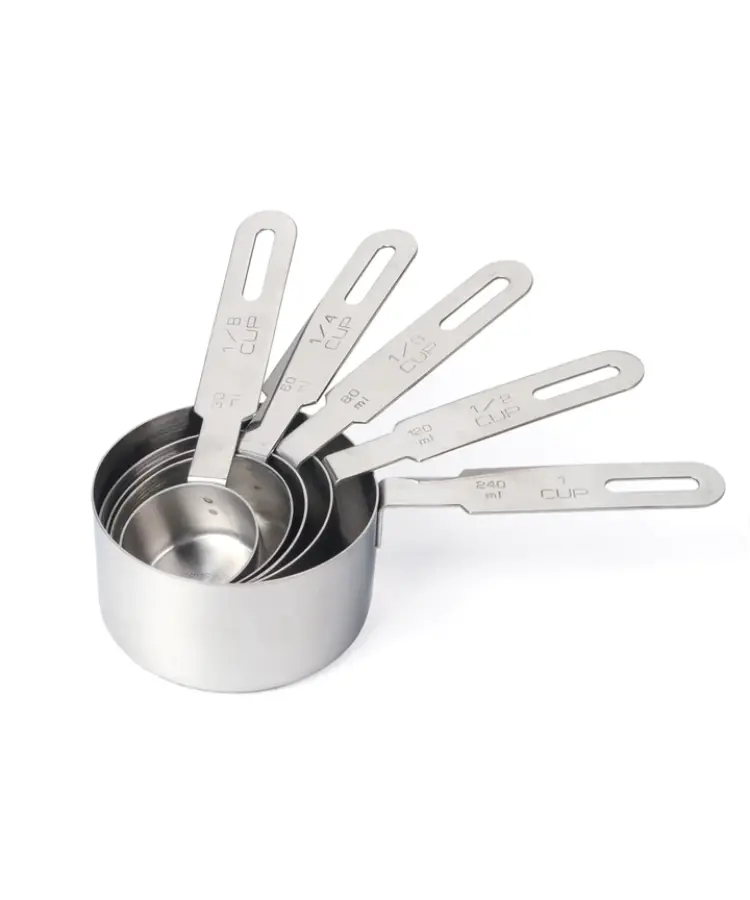 Rsvp 5-Piece Stainless Steel Measuring Cup Set 1