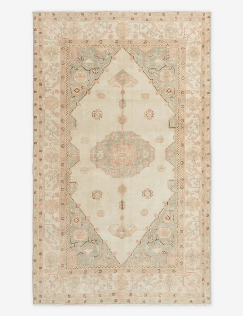 Rustic Turkish Wool Rug — 6'5" X 10'7" 1