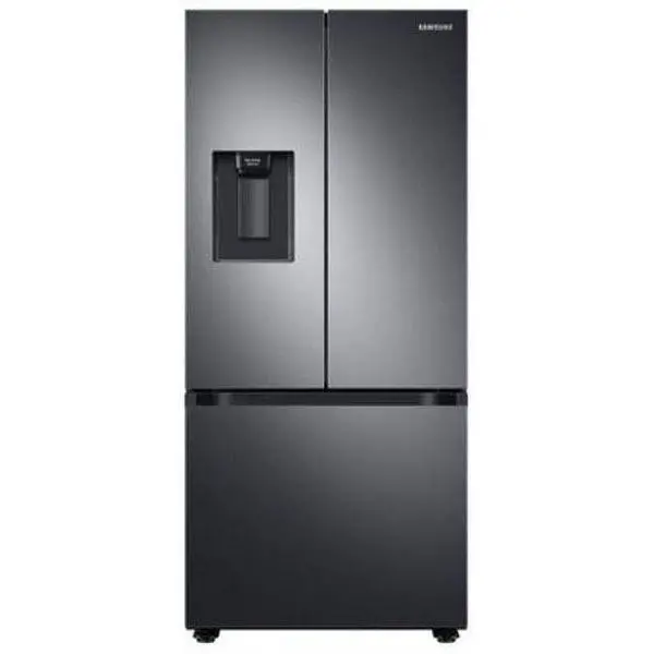 Samsung 30" Three-Door French Door Refrigerator – 22 Cu. Ft., External Water Dispenser Rf22A4221Sg/Aa 1