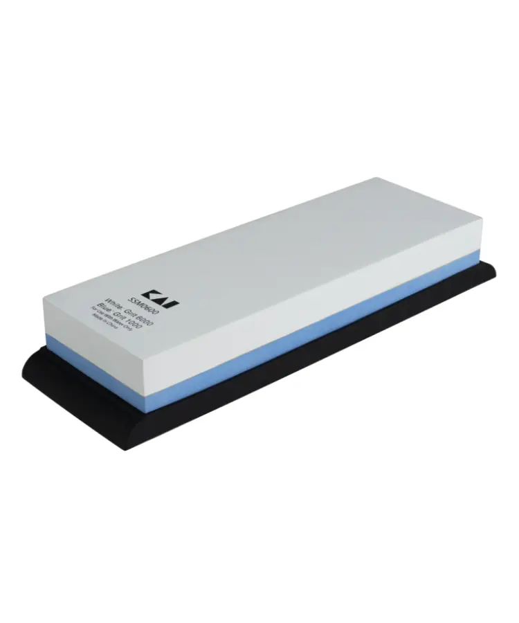 Shun Dual-Grit Whetstone (1000/6000) With Non-Slip Rubber Base 1