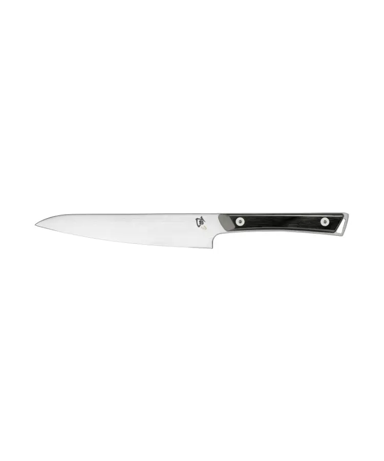 Shun Kazahana 6-Inch Utility Knife With Damascus Clad Blade 1