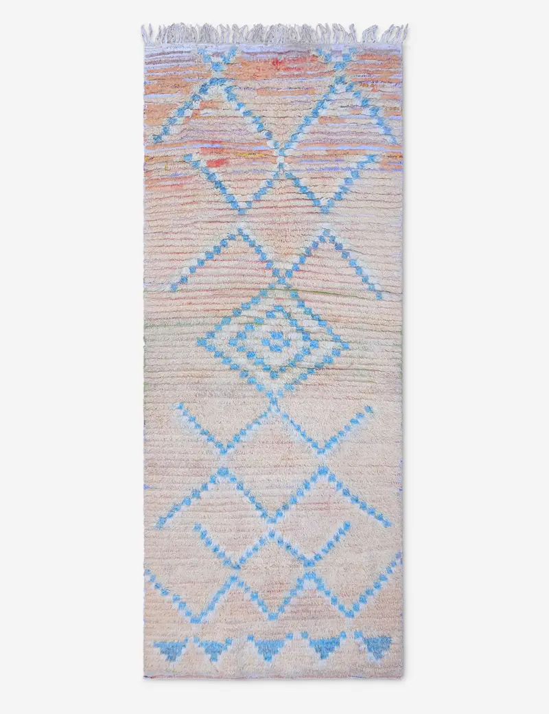 Slender Vintage Moroccan Runner – 3'1" X 7'4" (No. 14) 1