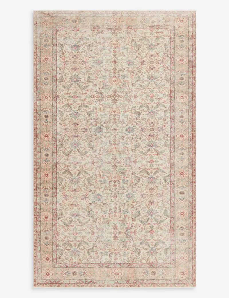 Slim Turkish Wool Area Rug — 5'4" X 8'11" 1